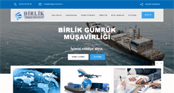 Desktop Screenshot of birlikgumruk.com.tr